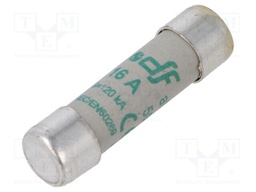 Fuse: fuse; aM; 16A; 500VAC; ceramic,cylindrical,industrial