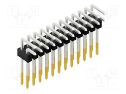 Connector: pin strips; pin header; male; PIN: 24; 2.54mm; THT; 2x12