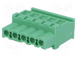 Pluggable terminal block; 5.08mm; ways: 5; angled 90°; plug; 320V