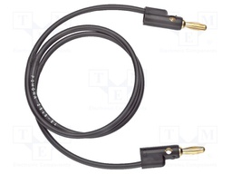 Test lead; 60VDC; 30VAC; 15A; Len: 0.305m; black; Series: 2948