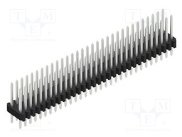 Connector: pin strips; pin header; male; PIN: 62; 1.27mm; THT; 2x31