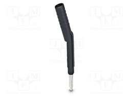 Test socket; PA; L: 53.3mm; ways: 1; W: 6mm; H: 6.5mm; Body: black