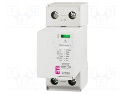 Surge arrester; Type 1+2; Poles: 1; In 8/20us: 65kA; -40÷85°C; IP20