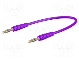 Test lead; 60VDC; 30VAC; 10A; 2mm banana plug-2mm banana plug