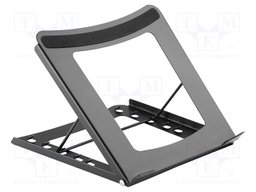 Stand; 5kg; 10÷15"; black; 255x255x35mm; laptop