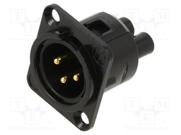 CASS.CON.MALE 3P.SCREW TERMINAL