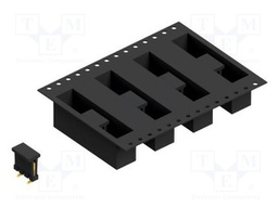 Connector: pin strips; pin header; male; PIN: 4; 2.54mm; SMT; 1x4