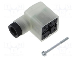 Connector: valve connector; plug; form A; 18mm; female; PIN: 3; M16