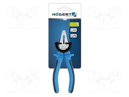 Pliers; universal; ergonomic two-component handles; 180mm