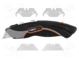 Knife; Handle material: ABS,TPR; Blades: hook,trapezoidal