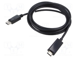 Adapter cable; DisplayPort 1.1; DisplayPort plug,HDMI plug; 3m