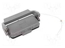 Protection cover; Han; size 16B; with latch; thermoplastic