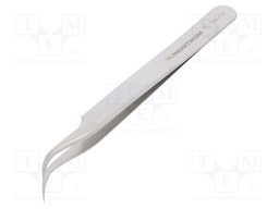 Tweezers; 115mm; for precision works; Blades: curved