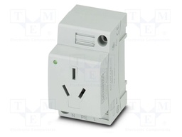 Connector: AC supply; socket; female; 10A; PIN: 3; screw terminal