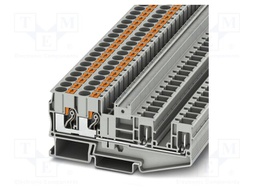 Splice terminal: rail; PT; 41A; 1kV; PA; 0.5÷10mm2; terminals: 4