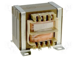 Transformer: mains; 40VA; 230VAC; 7.4V; 7.4V; 2A; 2A; Leads: for PCB