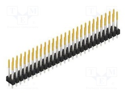 Connector: pin strips; pin header; male; PIN: 54; 2.54mm; THT; 2x27