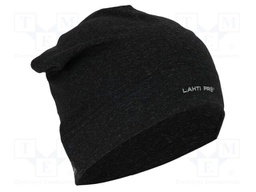 Cap; thermoactive; black; elastane,polyester; Size: 57-61; 260g/m2