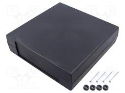 Enclosure: with panel; X: 219mm; Y: 221mm; Z: 60mm; polystyrene