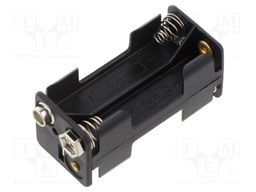Holder; AAA,R3; Batt.no: 4; 6F22 type; black