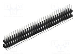 Connector: pin strips; pin header; male; PIN: 72; 2.54mm; SMT; 2x36