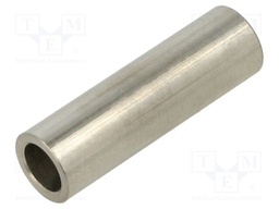 Spacer sleeve; 8.2mm; cylindrical; stainless steel; Øint: 12mm