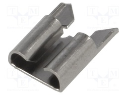 Terminal: flat; 6.4mm; 0.8mm; female; THT; brass; tinned; straight