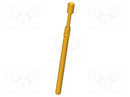 Test needle; Operational spring compression: 4mm; 8A; Ø: 2mm; 1.5N