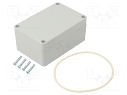 Enclosure: multipurpose; X: 60mm; Y: 90mm; Z: 40mm; ABS; light grey