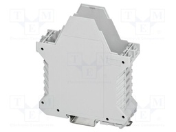 Enclosure base; with FE contact; grey; UL94V-0; ME 35; X: 107.3mm