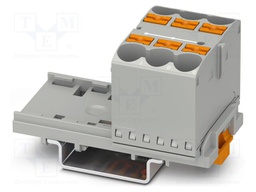Splice terminal: rail; 57A; 800V; push-in; L: 25.1mm; 0.5÷16mm2