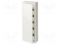 Enclosure: for modular components; IP30; light grey; steel; IK08