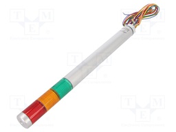 Signaller: signalling column; LED; red/amber/green; 24VDC; IP65