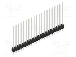 Connector: pin strips; pin header; male; PIN: 20; 2.54mm; THT; 1x20