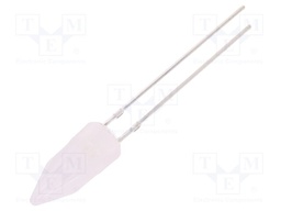 LED; 5mm; white warm; 330÷500mcd; 180°; 2.8÷3.6V; 20mA; 2000-2400K