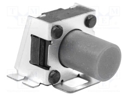 Microswitch TACT; SPST-NO; Pos: 2; 0.05A/12VDC; SMT; none; 1.81N