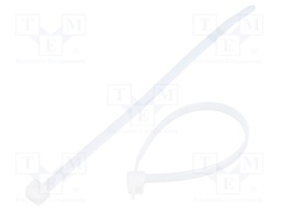 Cable tie; L: 150mm; W: 4.6mm; polyamide; 225N; natural; Ømax: 35mm
