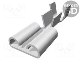 Terminal: flat; 6.3mm; 0.8mm; female; 1÷2.5mm2; crimped; for cable