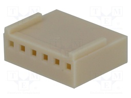 Plug; wire-board; female; NS25; 2.54mm; PIN: 6; w/o contacts; 250V