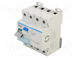 RCD breaker; Inom: 40A; Poles: 4; DIN; Short circuit cap: 10kA