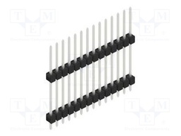 Connector: pin strips; pin header; male; PIN: 14; 2.54mm; THT; 1x14