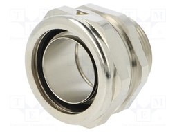 Straight terminal connector; ØBraid : 34mm; brass; -55÷260°C