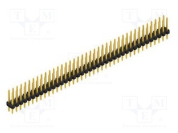 Connector: pin strips; pin header; male; PIN: 78; 2mm; THT; 2x39