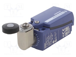 Limit switch; lever R 33mm, plastic roller Ø19mm; NO + NC; 10A