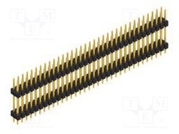 Connector: pin strips; pin header; male; PIN: 68; 2.54mm; THT; 2x34