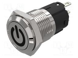 Switch: vandal resistant; Pos: 2; SPDT; 3A/240VAC; 3A/240VDC; Ø16mm