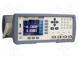 LCR meter; LCD 3,5"; R range: 0.0001÷99.9999MΩ; 0.05%; 100÷240VAC
