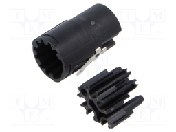 Connector: M17; female; contact insert; PIN: 7; crimped