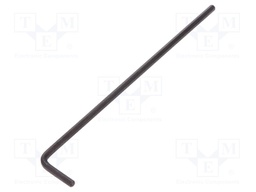Key; hexagon keys; HEX 3mm; Overall len: 128mm