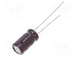 Capacitor: electrolytic; low impedance; THT; 100uF; 16VDC; ±20%